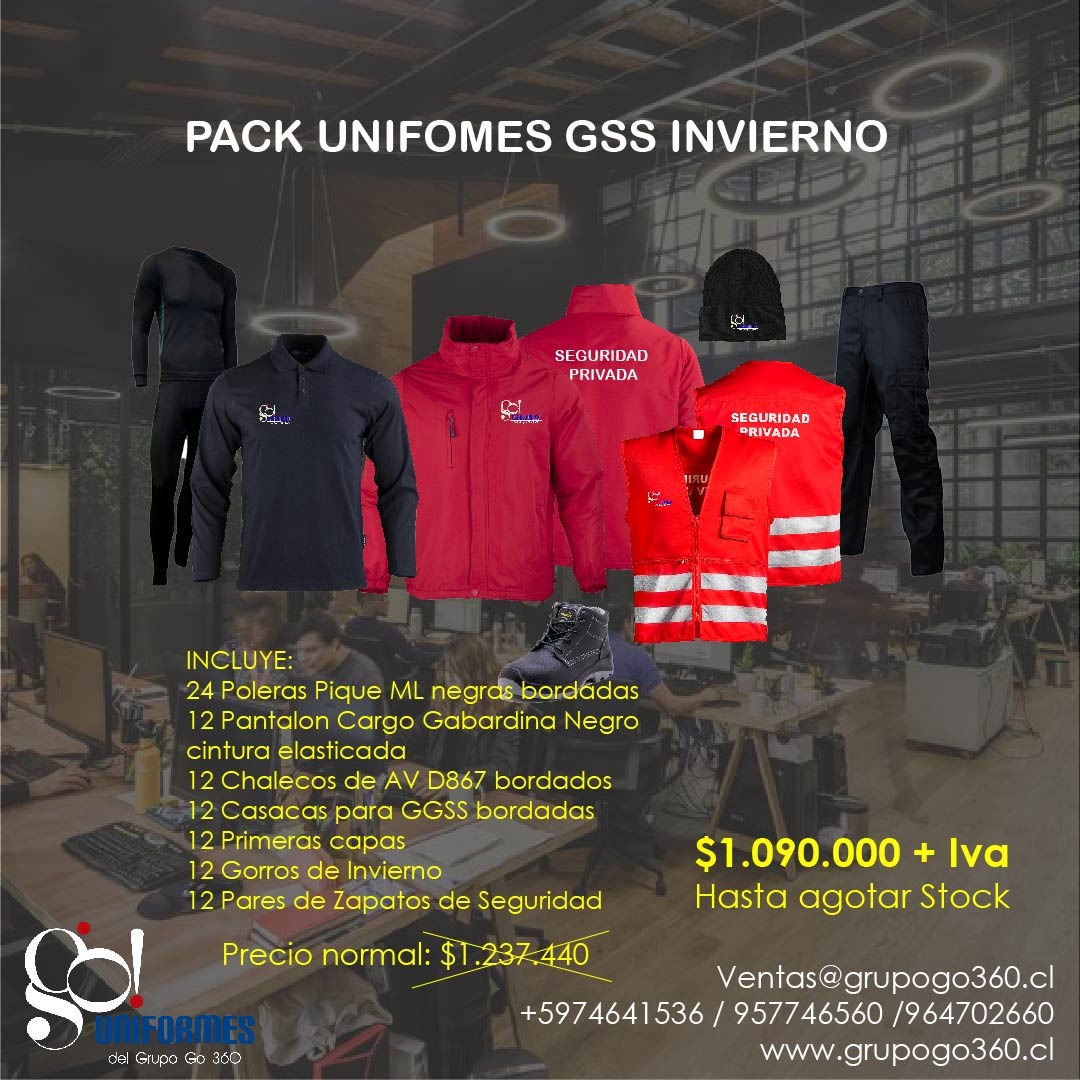 ROPA DE TRABAJO PARA GUARDIAS DE SEGURIDAD