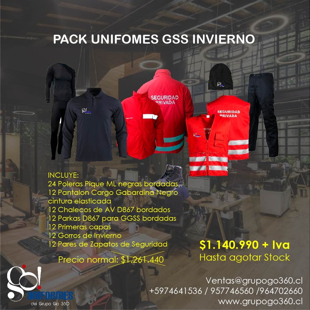 ROPA DE TRABAJO PARA GUARDIAS DE SEGURIDAD